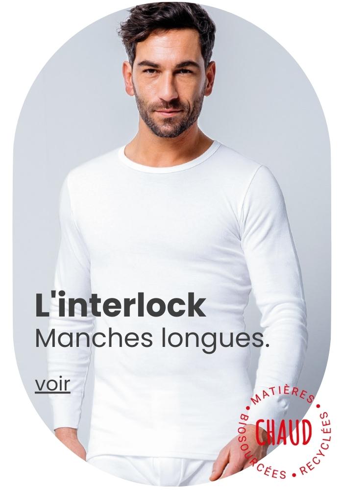 T-shirt Pure Laine Bio Mérinos Manches Courtes Homme France