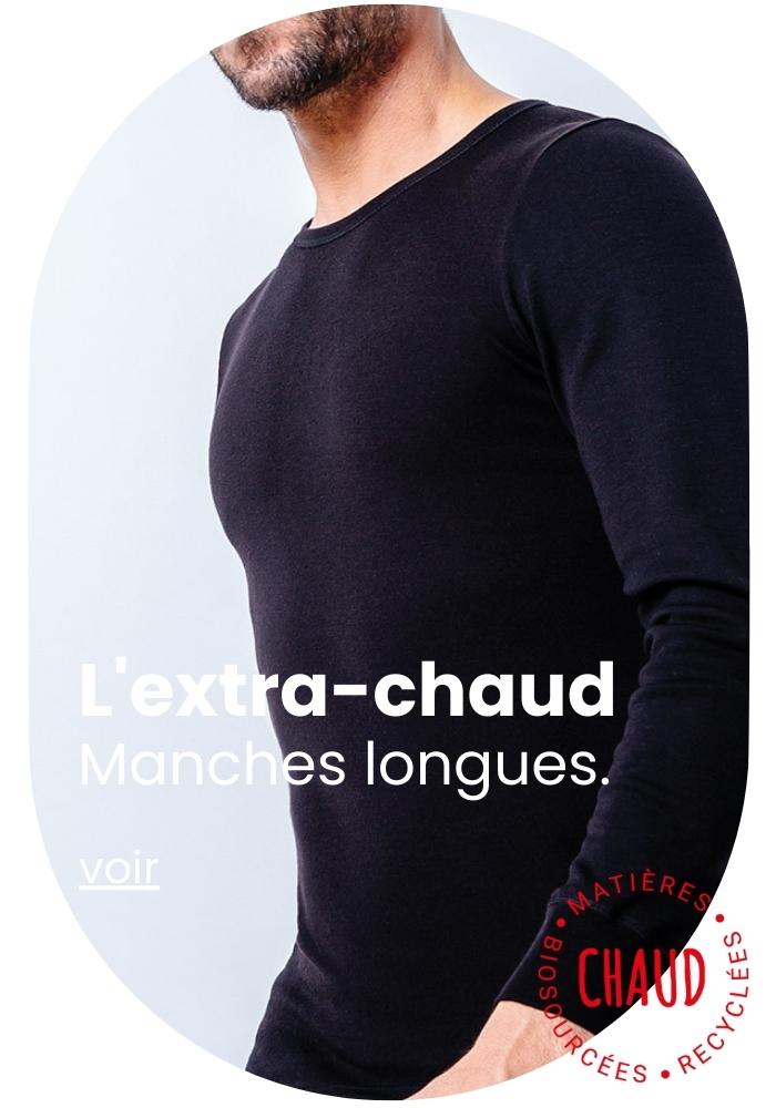 Tee-shirt manches longues chaud Homme - Made in France