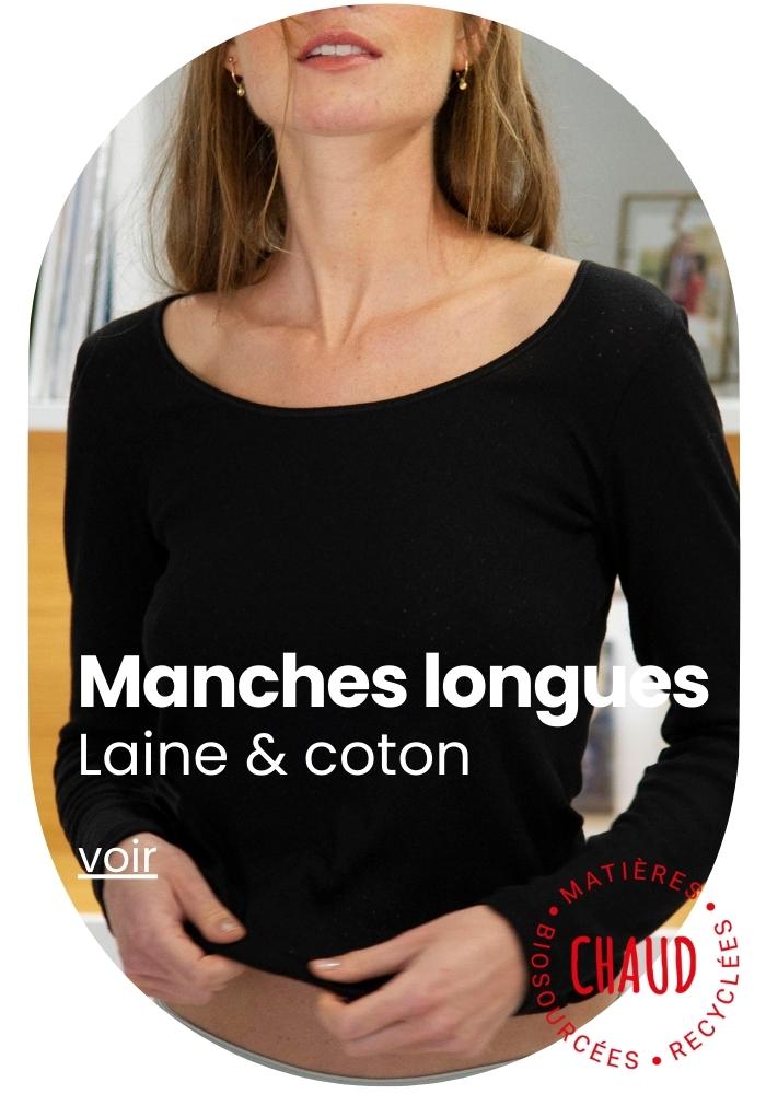 T-shirt manches longues chaud made in france