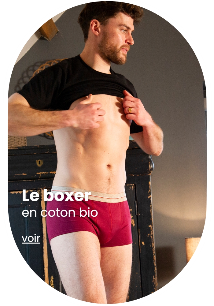 Le boxer coton bio, Made in France
