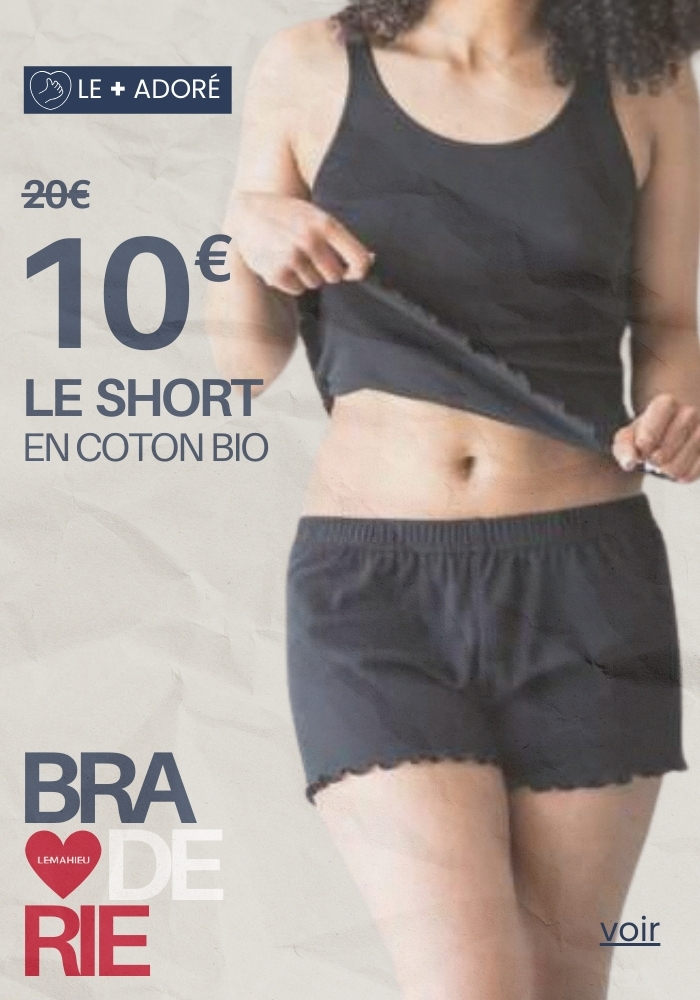 Short Femme made in france braderie lemahieu