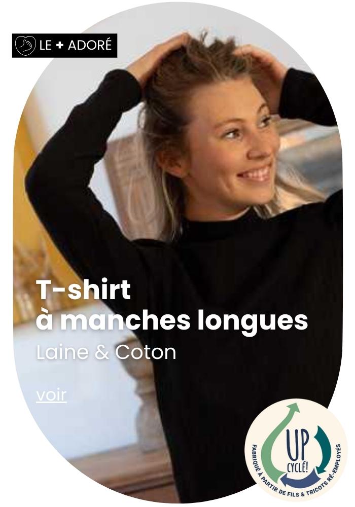 T shirts manches longues, Made in France