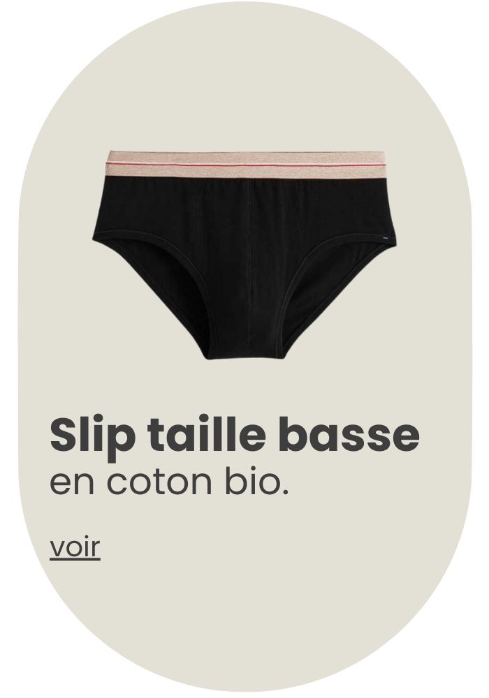 slip taille basse, Made in France