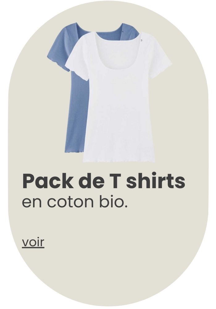 lot de 2 T shirts, Made in France