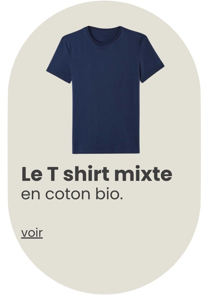 Le T shirt mixte, Made in France