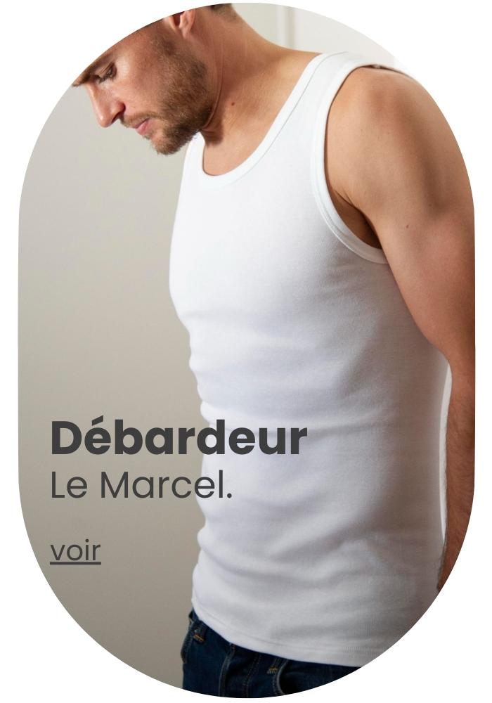 Maillot de corps homme coton peigné