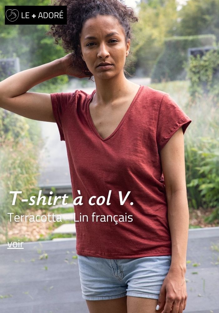 T-shirt Lin français | Made in France Lemahieu