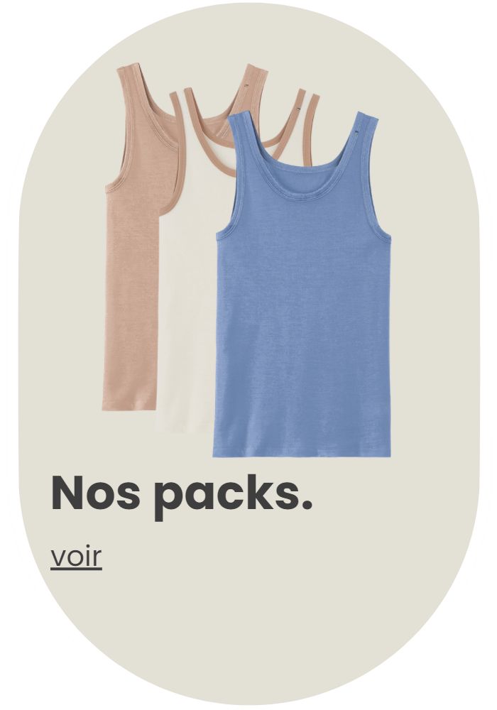 Pack débardeur Marcel made in France 