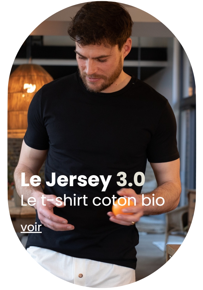 T-shirt en coton bio Made in France | Achel par Lemahieu