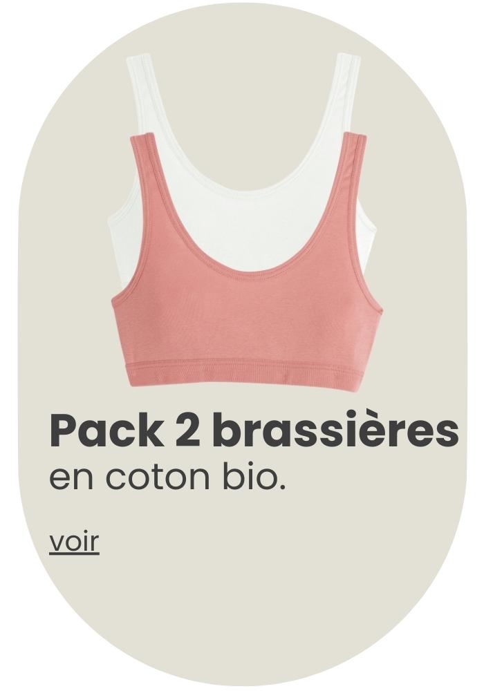 Lot de 2 Brassières Made in France Lemahieu