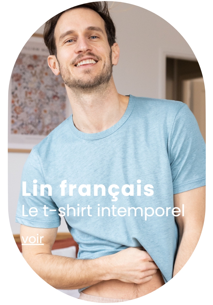 T-shirt lin made in france